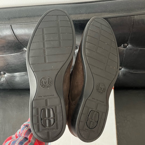 Mephisto Brown‎ Suede Moc Toe Chukka